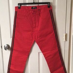 Legendary Status Red Jeans Size 32x30 NWOT